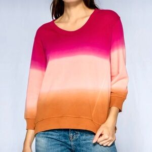 WILT Ombré Shrunken Sweatshirt Sz M